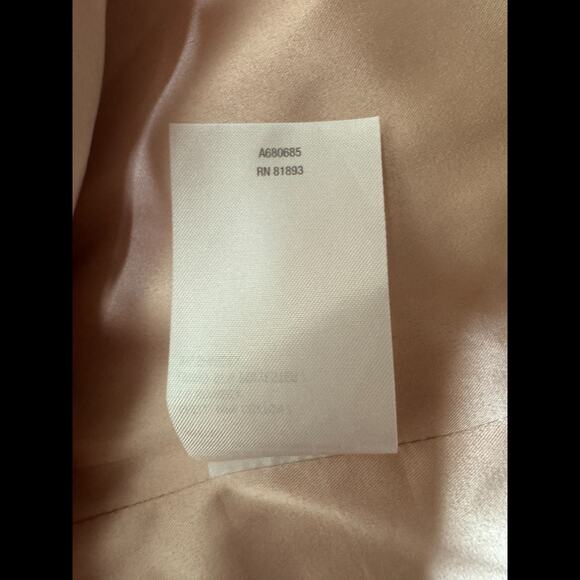 Lawrence Zarian Blazer Large Pink NWOT BEAUTIFUL Notch Collar Lined Cotton - Picture 11 of 13